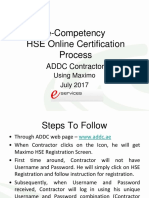 Certification Process HV ADDC