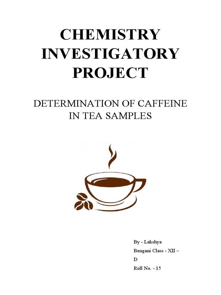 Caffeine Content in Tea Samples Analysis | PDF | Caffeine
