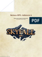 2019 10 Skyfall RPG Apêndice a Criação de Personagens