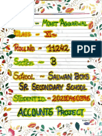 Accounts Project Term 1 Mohit