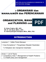 Konsep Organisasi Dan Manajemen Dan Perencanaan
