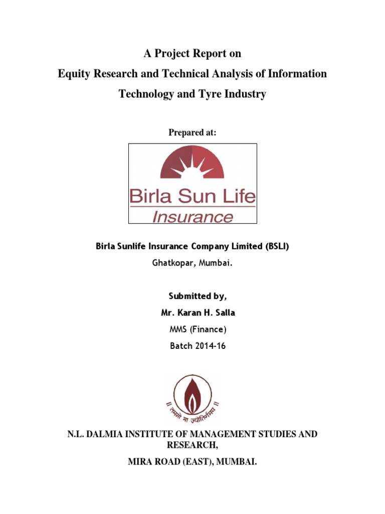 Equity Research in IT and Tyre Sectors | PDF | Investment Fund | Price ...