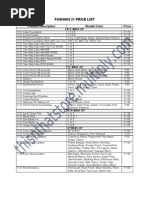 Download Fashion 21 Price List by Janelle Ishtelle SN61623874 doc pdf