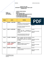 Law512 Lesson Plan Sem Mac-Aug 2022