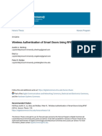 Wireless Authentication of Smart Doors Using RFID