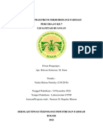 Laporan Praktikum Mikrobiologi Farmasi Ke 7