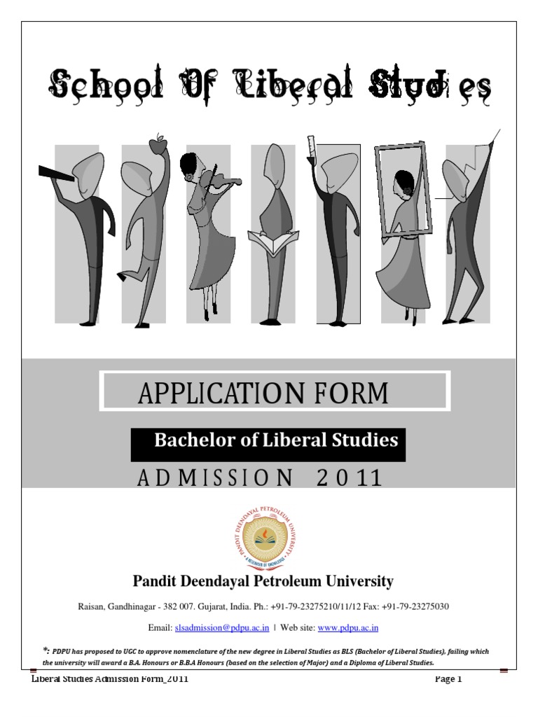PDPU Liberal Studies Admission 2011 | PDF | Further Education