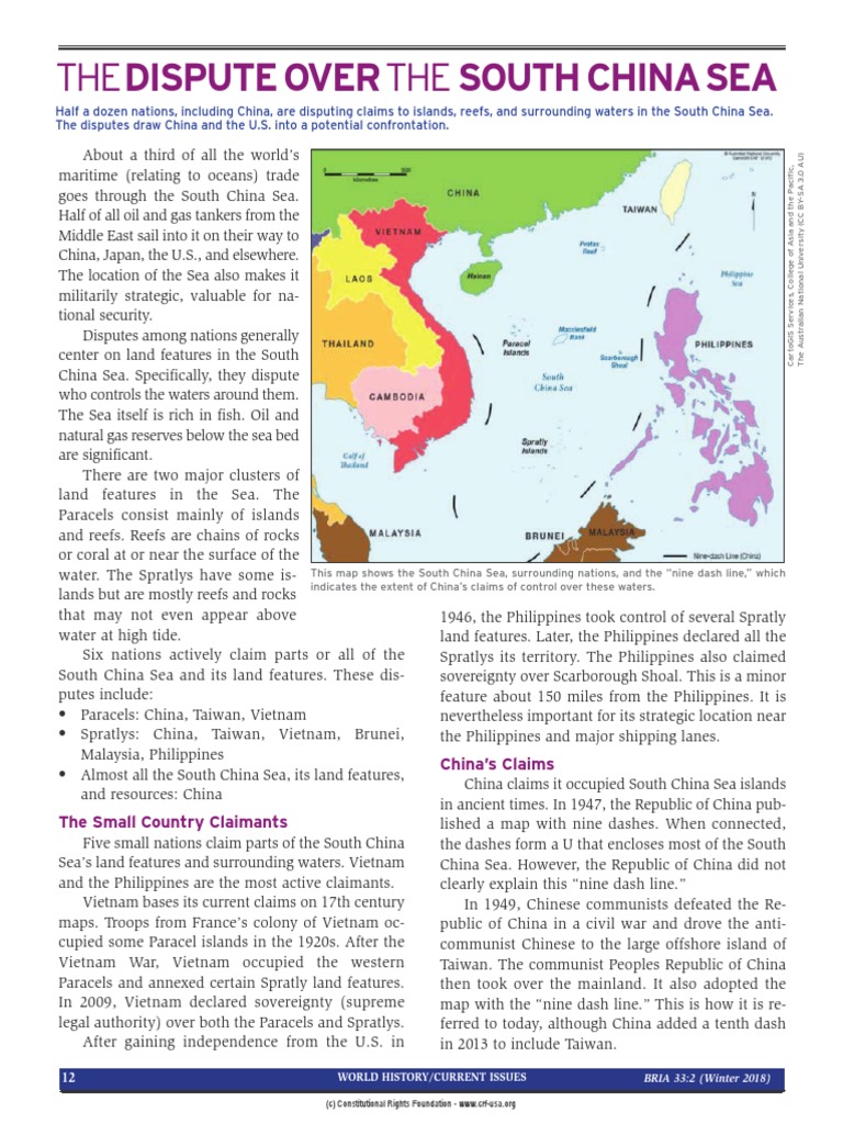 South China Sea Dispute | PDF | South China Sea | Physical Geography