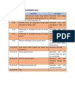 Rundown Acara 1 November 2022