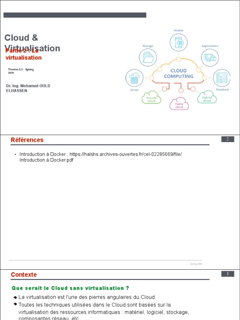 CC Partie 02 | PDF | Virtualisation | Machine virtuelle