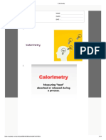 Calorimetry