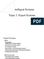 Topic 2A Expert Systems