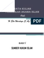 BAB V (Sumber Hukum Islam) - 1