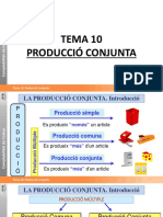 Tema 10 PRODUCCIO CONJUNTA