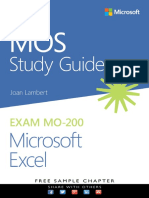 MOS EXCEL 2019 Study Guide