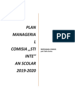 PLAN MANAGERIAL 2019-2020