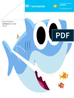 Big Fish Little Fish - Finny The Shark - Printable