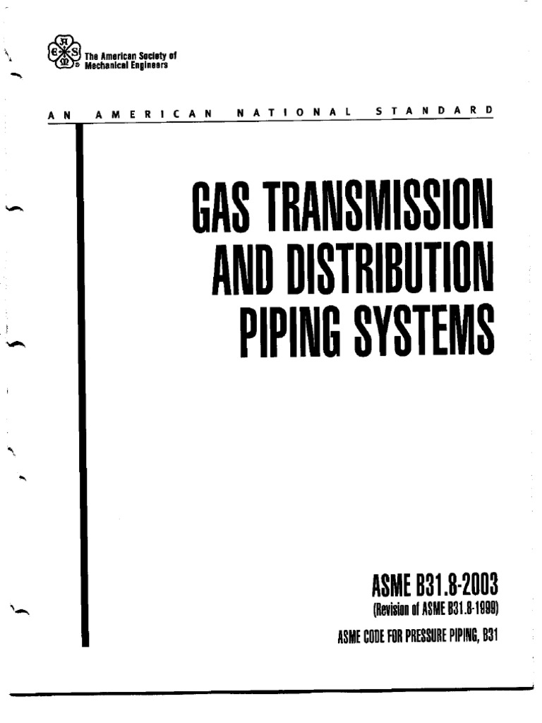 Asme b31.8 - 2003 | PDF