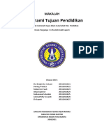 MAKALAH TUJUAN PENDIDIKAN