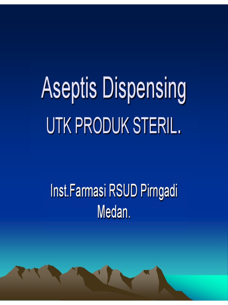 Aseptis Dispensing Obat Injeksi PDF