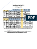 Jadual Mac 2018