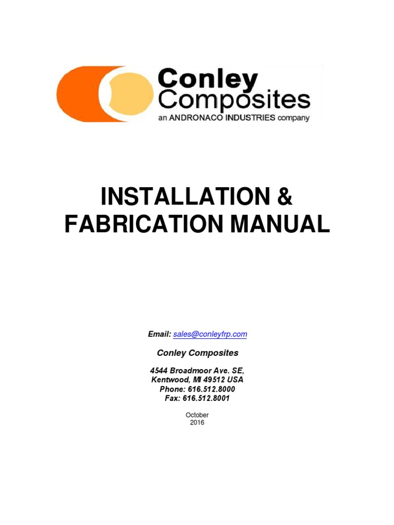 Install Fab | PDF | Pipe (Fluid Conveyance) | Adhesive
