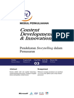 PERT 03 - Modul Content Development - Innovation - Pemasaran Konten