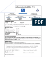 Electronic Reservation Slip (ERS) for Padmavati Express