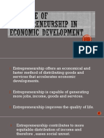 CHAPTER 2 - The Role of Entrepreneurship in Economic Development (PART 2)