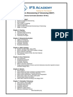 Geometric Dimensioning & Tolerancing (GD&T) : Course Curriculum (Duration: 50 HRS.)