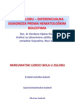 Vijatov G-Bol U Zglobu Diferencijalna Dijagnoza Prema Hematoloskim Bolestima