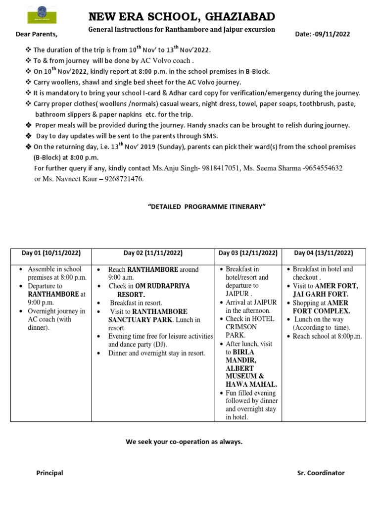 ranthambore-general-instructions-2022-pdf-food-and-drink-eating