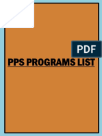 PPS Unit 5 Programs List-1