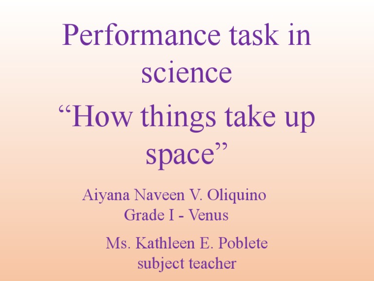 Understanding Space in Science for Kids | PDF