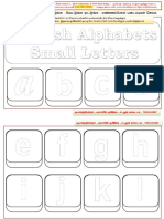 English Alphabets Small Letters: FA (A) Activities