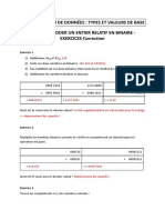 2-TYPES ET VALEURS DE BASE - CODER UN ENTIER RELATIF EN BINAIRE Correction