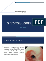 Stenosis, Striktur Esofagus & Stenosis Trakea