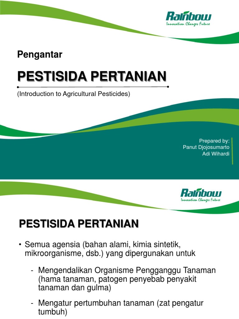 Panduan Lengkap Pestisida Pertanian | PDF