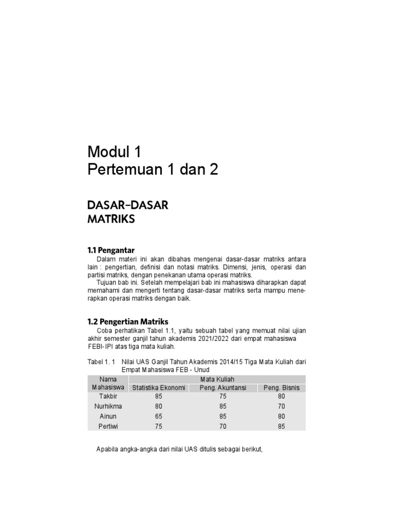 Modul 1 | PDF