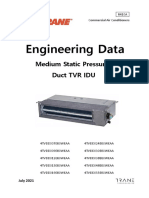 R410A Commercial Air Conditioners Engineering Data Medium Static Pressure Duct TVR IDU