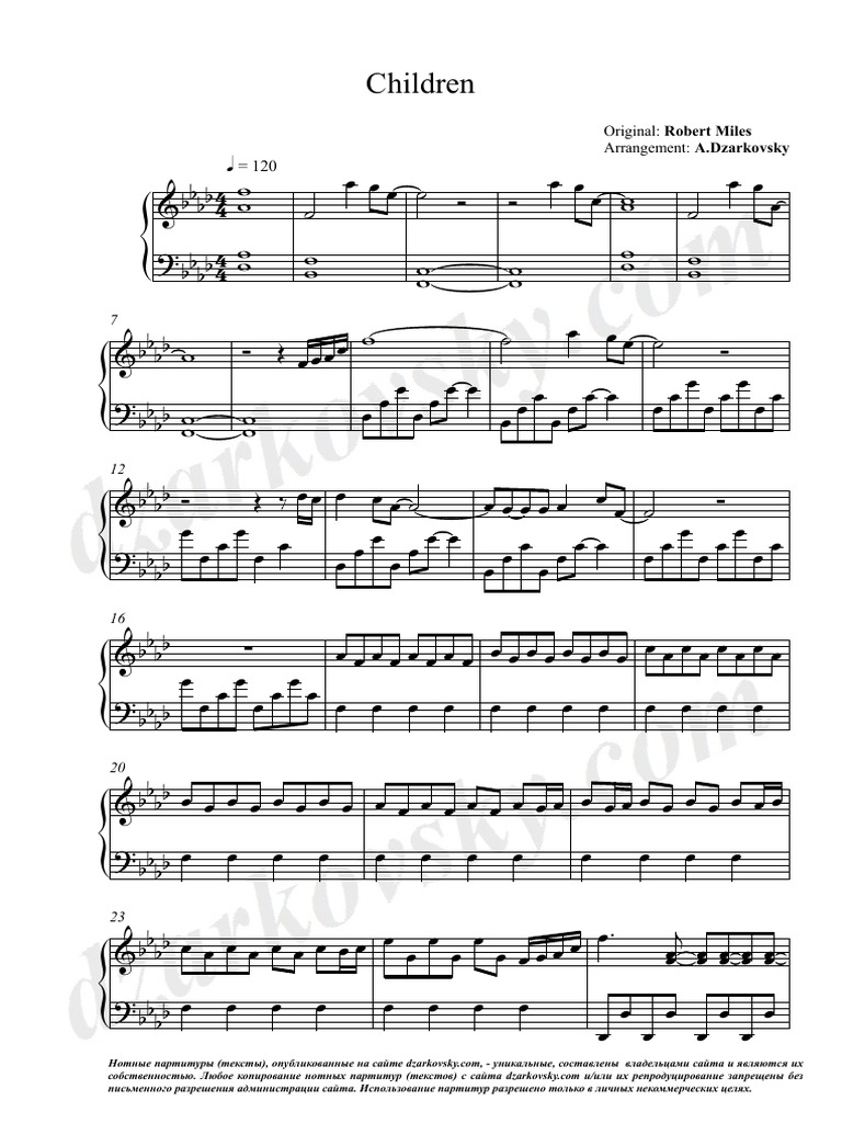 Robert Miles Children Short Version | PDF