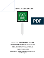 Laporan Kegiatan PAR Fatayat Bandarsari 2019-2022