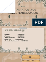 Kel 2 Pendekataan Dan Model Pembelajaran