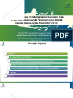 Arah Kebijakan Nasional Dan Prioritas JABAR Rancangan Awal RKP 2018 V01