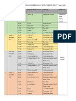 Jadwal Kegiatan Pekan Olahraga Dan Seni