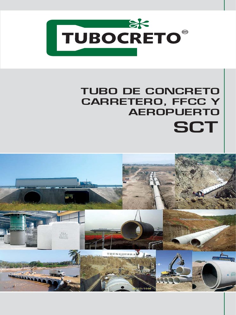 Especificaciones de Tubos de Concreto | PDF | Hormigón | Arquitectura