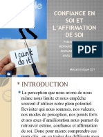 Confiance en Soi Et L'affirmation de Soi