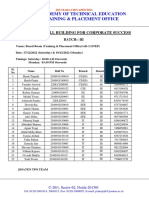 One On One Skill Building For Corporate Success Batch 3