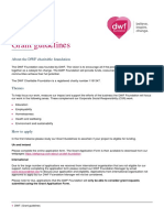DWF Foundation Grant Guidelines Jan 2022