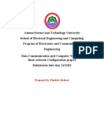 Data Communication Project For 4th Year ECE Student